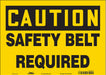 Safety Sign 10 inx14 in Vinyl