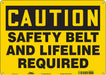 Safety Sign 10 inx14 in Aluminum
