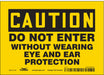 Safety Sign 5 inx7 in Vinyl