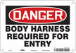 Safety Sign 7 in x 10 in Aluminum