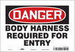 Safety Sign 7 in x 10 in Vinyl