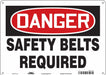 Safety Sign 10 in x 14 in Aluminum