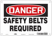 Safety Sign 7 in x 10 in Polyethylene