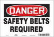 Safety Sign 7 in x 10 in Vinyl