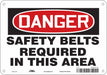 Safety Sign 7 in x 10 in Aluminum