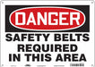 Safety Sign 10 inx14 in Aluminum