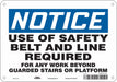 Safety Sign 7 in x 10 in Aluminum