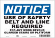 Safety Sign 7 in x 10 in Vinyl