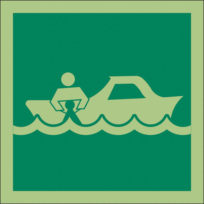 IMO Safety Sign 6inx6in Vinyl