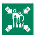 IMO Safety Sign 6inx6in Polycarbonate