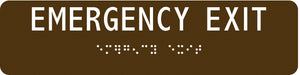 ADA Braille Facility Sign 2 in x 8 in