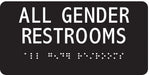 ADA Braille Facility Sign 3 in x 6 in