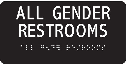 ADA Braille Facility Sign 3 in x 6 in