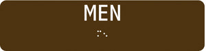 ADA Braille Facility Sign 2 in x 8 in