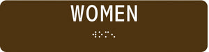 ADA Braille Facility Sign 2 in x 8 in