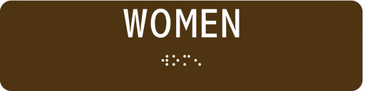 ADA Braille Facility Sign 2 in x 8 in