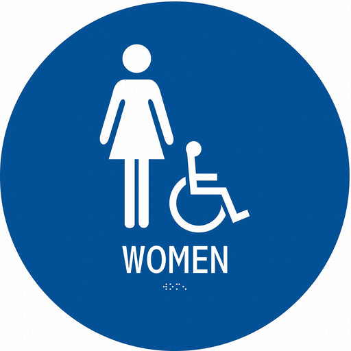 ADA Braille Facility Sign 13x13in Plstic