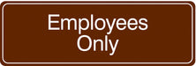 Facility Sign 3 in x 9 in Acrylic