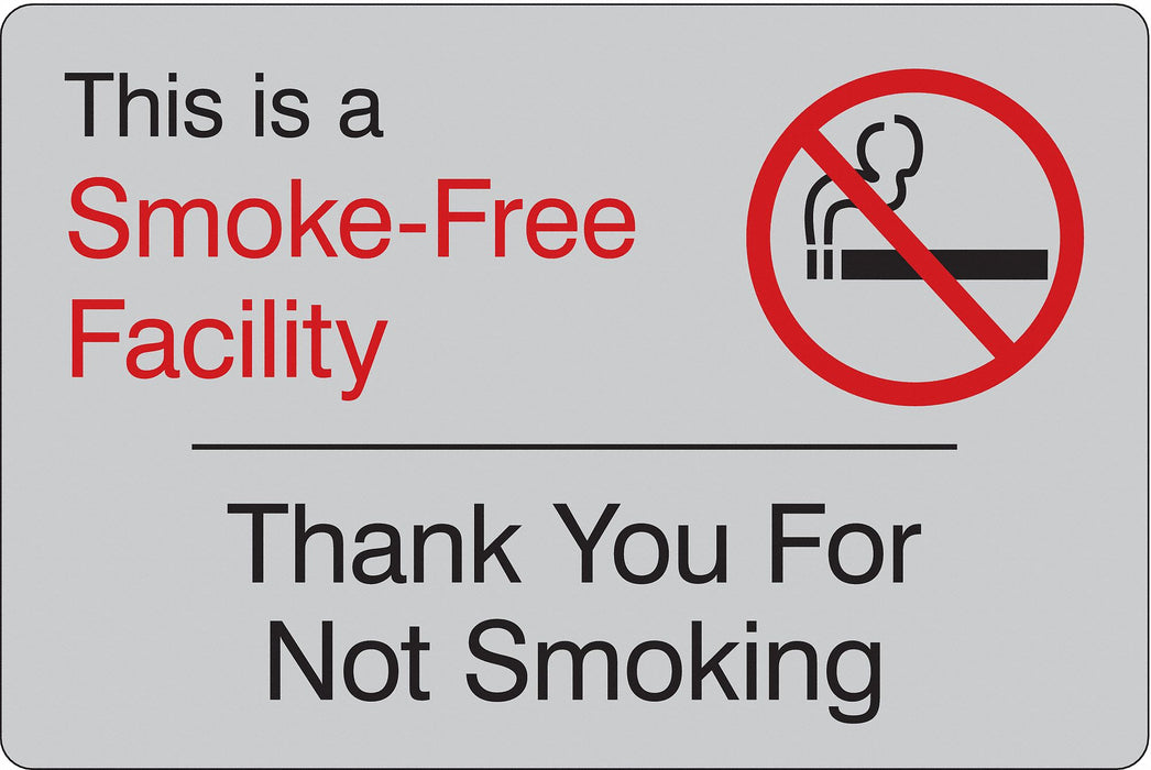 Facility Sign 6 inx9 in Acrylic