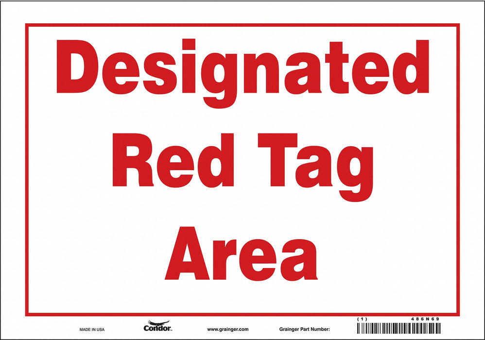 Safety Sign 7 in x 10 in Vinyl