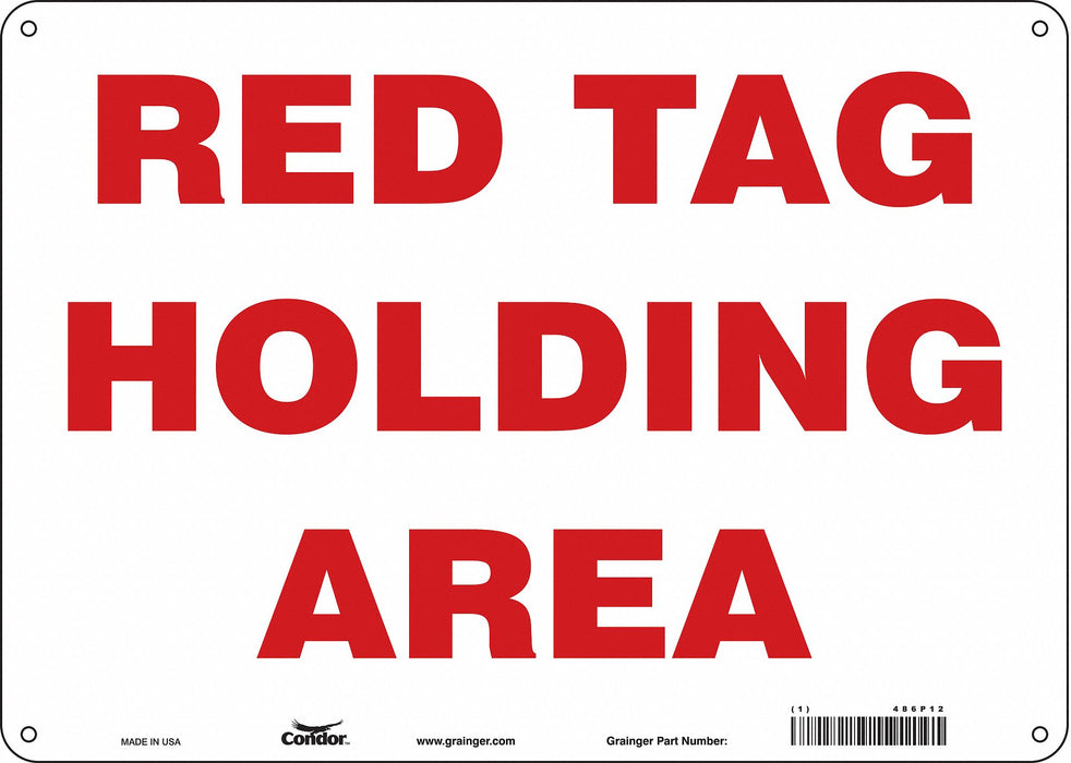 Safety Sign 10 inx14 in Aluminum