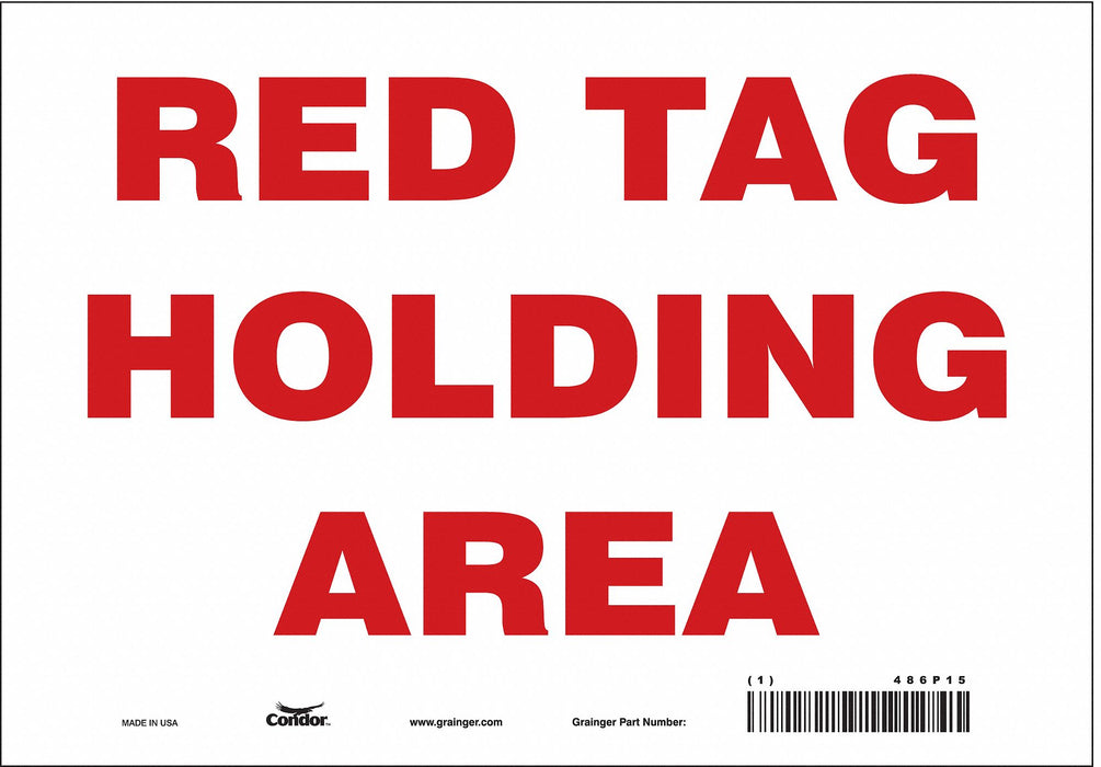 Safety Sign 7 in x 10 in Vinyl