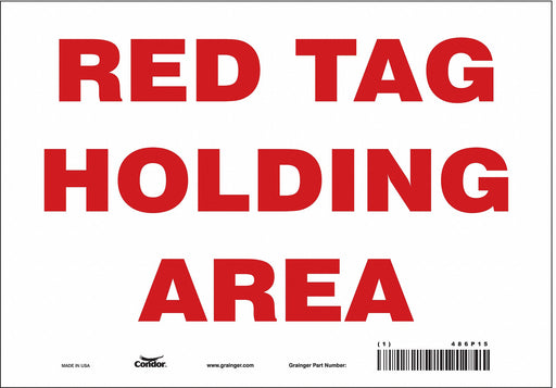 Safety Sign 7 in x 10 in Vinyl