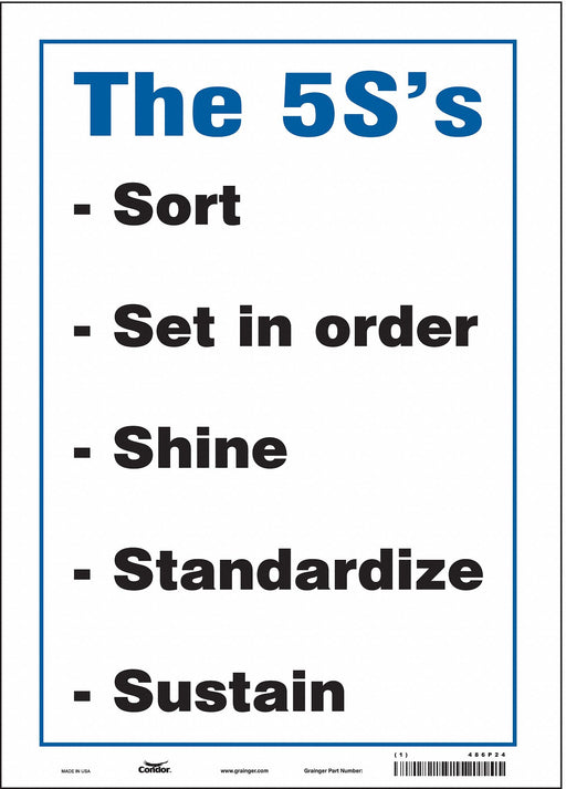 Safety Sign 14 inx10 in Vinyl