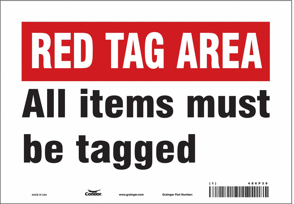 Safety Sign 7 in x 10 in Vinyl