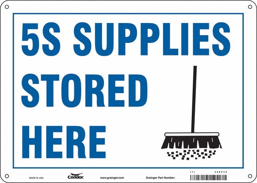 Safety Sign 10 inx14 in Aluminum