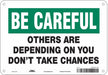 Safety Sign 7 in x 10 in Aluminum
