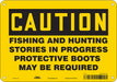 Safety Sign 7 in x 10 in Aluminum