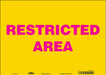 Safety Sign 10 inx14 in Vinyl