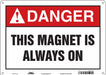 Safety Sign 10 inx14 in Aluminum