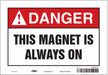 Safety Sign 7 inx10 in Vinyl