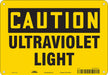 Safety Sign 7 in x 10 in Aluminum