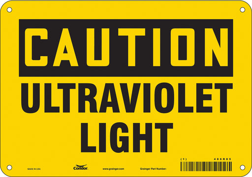 Safety Sign 7 inx10 in Polyethylene