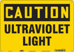 Safety Sign 10 inx14 in Polyethylene