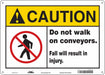 Safety Sign 10 inx14 in Aluminum