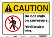 Safety Sign 10 in x 14 in Polyethylene