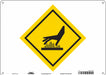 Safety Sign 10 in x 14 in Polyethylene