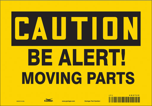 Safety Sign 7 inx10 in Vinyl