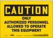 J9055 Safety Sign 5 inx7 in Vinyl