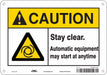 Safety Sign 7 in x 10 in Aluminum