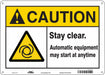 Safety Sign 10 in x 14 in Aluminum