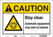 Safety Sign 10 in x 14 in Vinyl