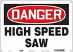 Safety Sign 10 in x 14 in Aluminum
