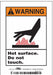 Safety Sign 5 inx3 1/2 in Vinyl PK5