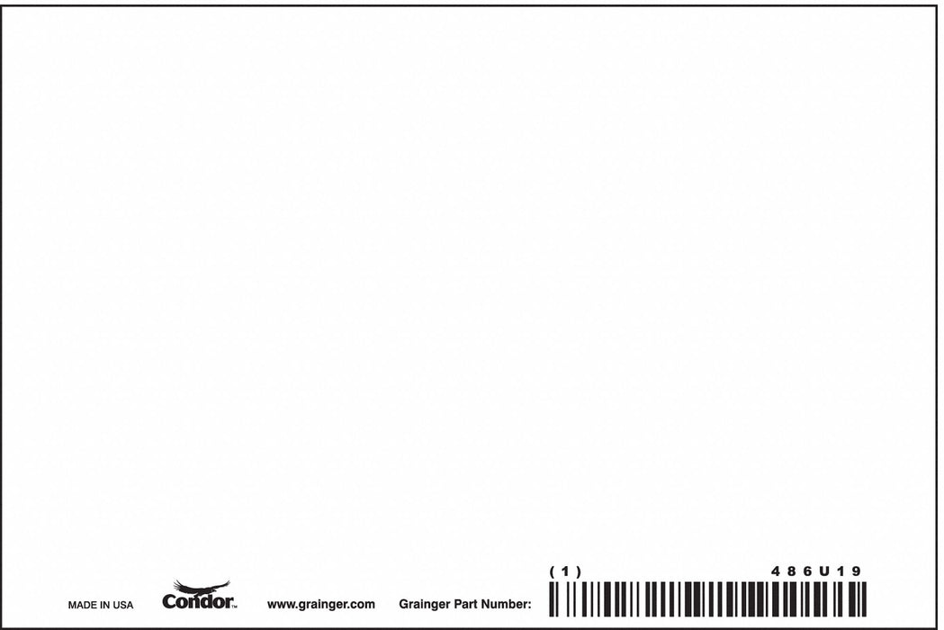 Safety Sign 4 in x 6 in Vinyl PK10