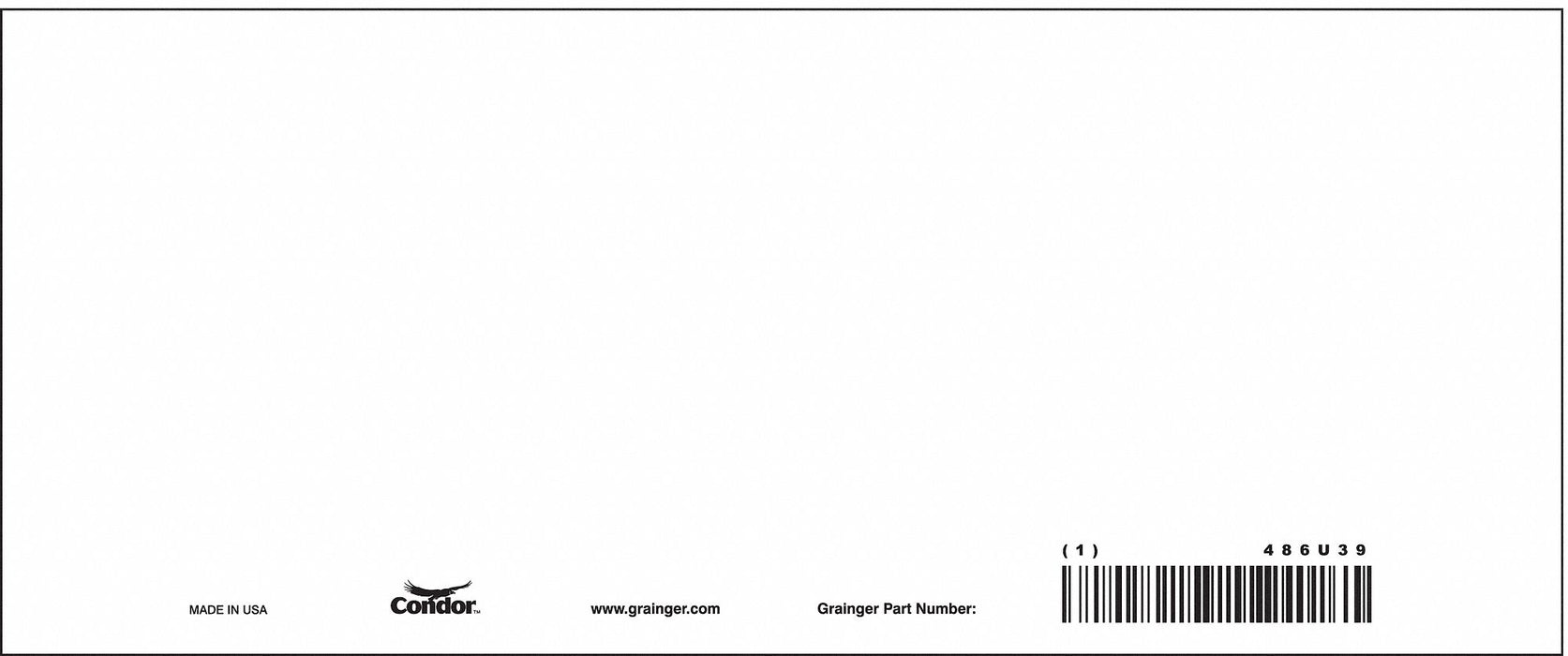 Safety Sign 4.25in x 10.25in Alum PK10